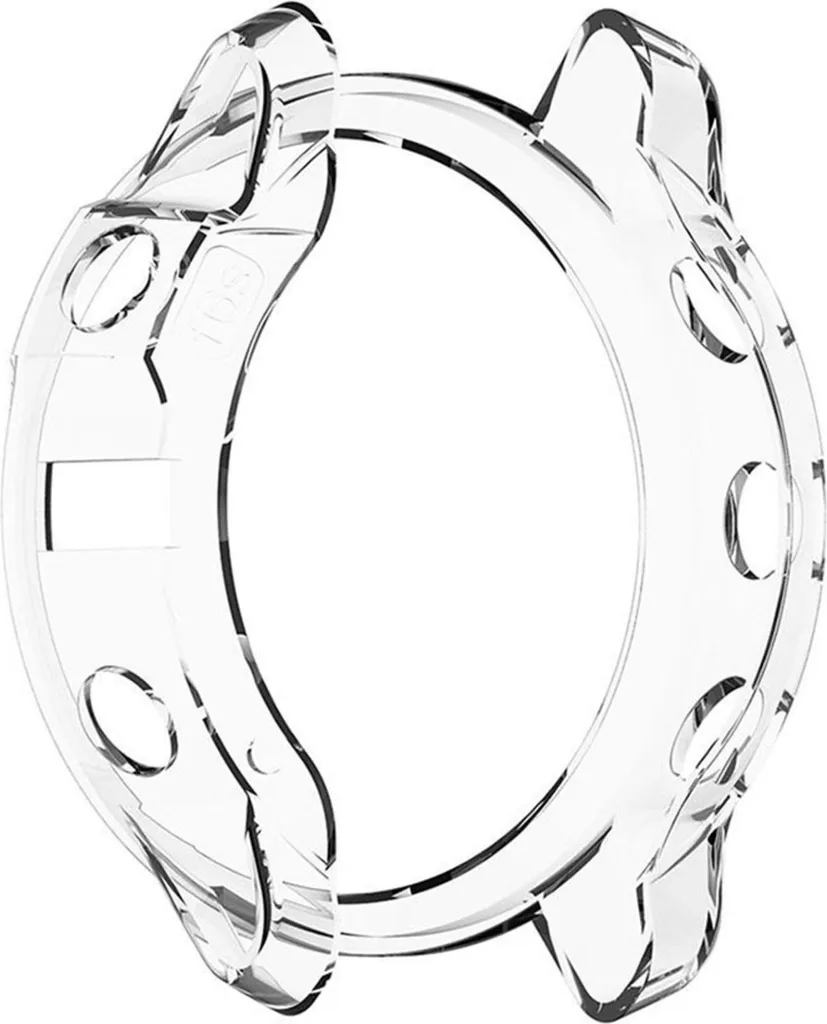 Custodia Garmin Fenix 6S 42mm TPU Trasparente - Protezione Bumper Subtel - 3