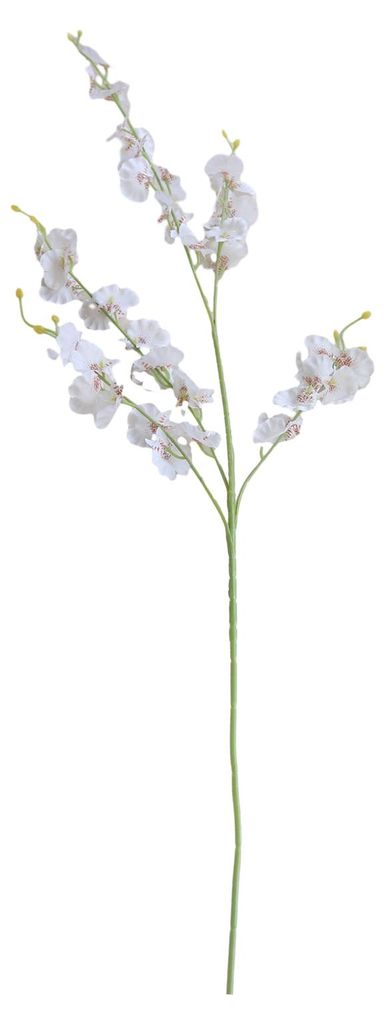 Künstliche Oncidium-Orchidee aus Seide – realistische, tanzbare Orchideen mit biegsamen Stielen – pflegeleichte Kunstblumen für Vase, Heimdek...