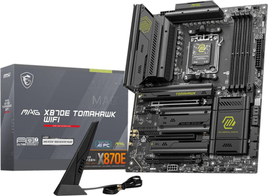 MSI MAG X870E TOMAHAWK WIFI Motherboard AMD X870E Sockel AM5 ATX