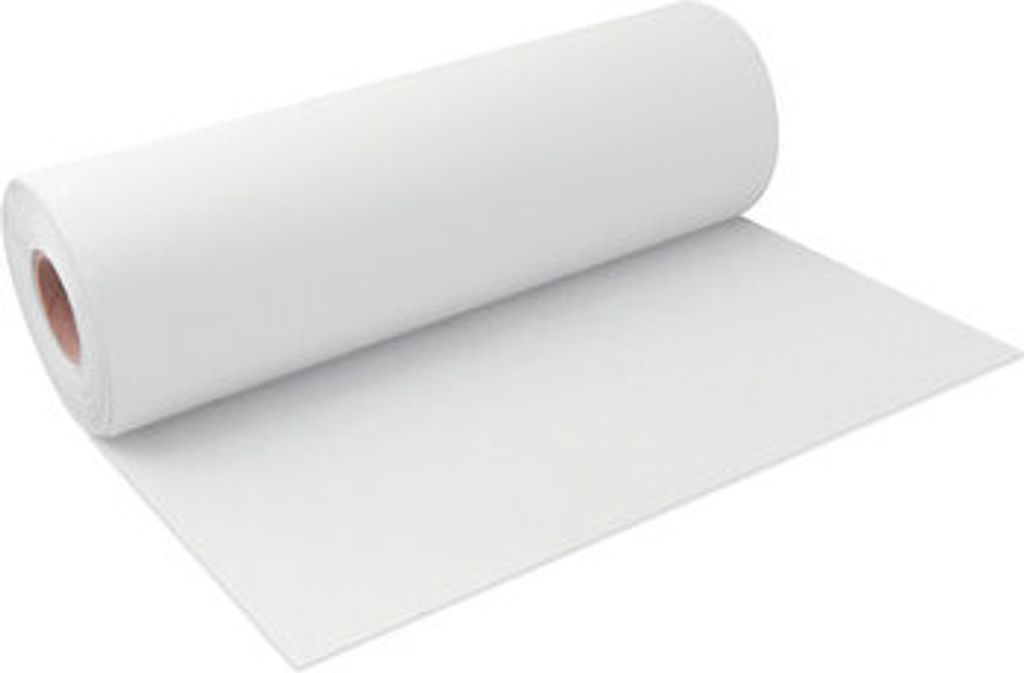 1x Backpapier auf Rolle weiß 43cm x 200m