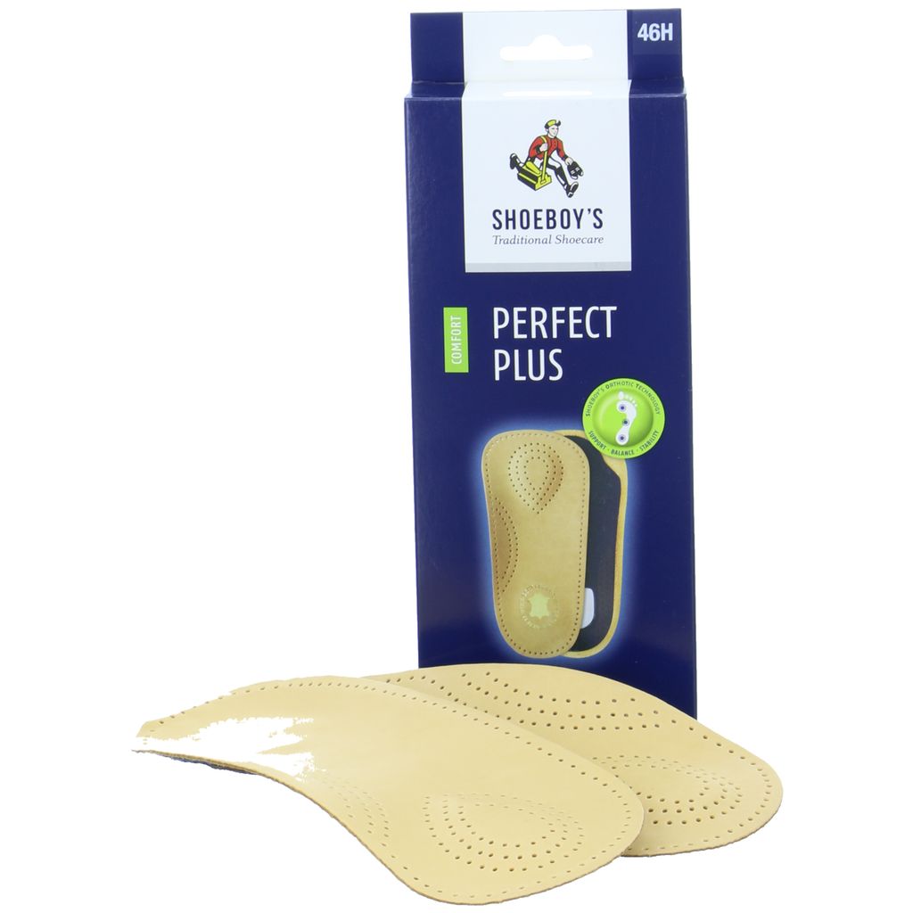 PERFECT PLUS Herren Leder Fußbett Shoeboys Orthotic Technology Einlage Gr. 40