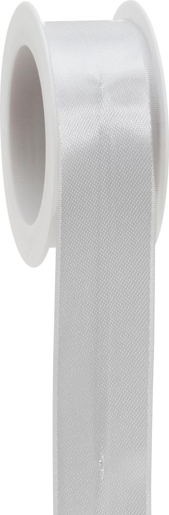 Geschenkband Susifix Satinband 25mm/3m | Weiß