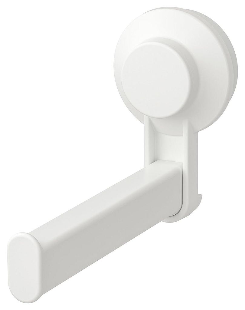 Tisken Toilettenpapierhalter mit Saugnapf, weiß, 403.812.91