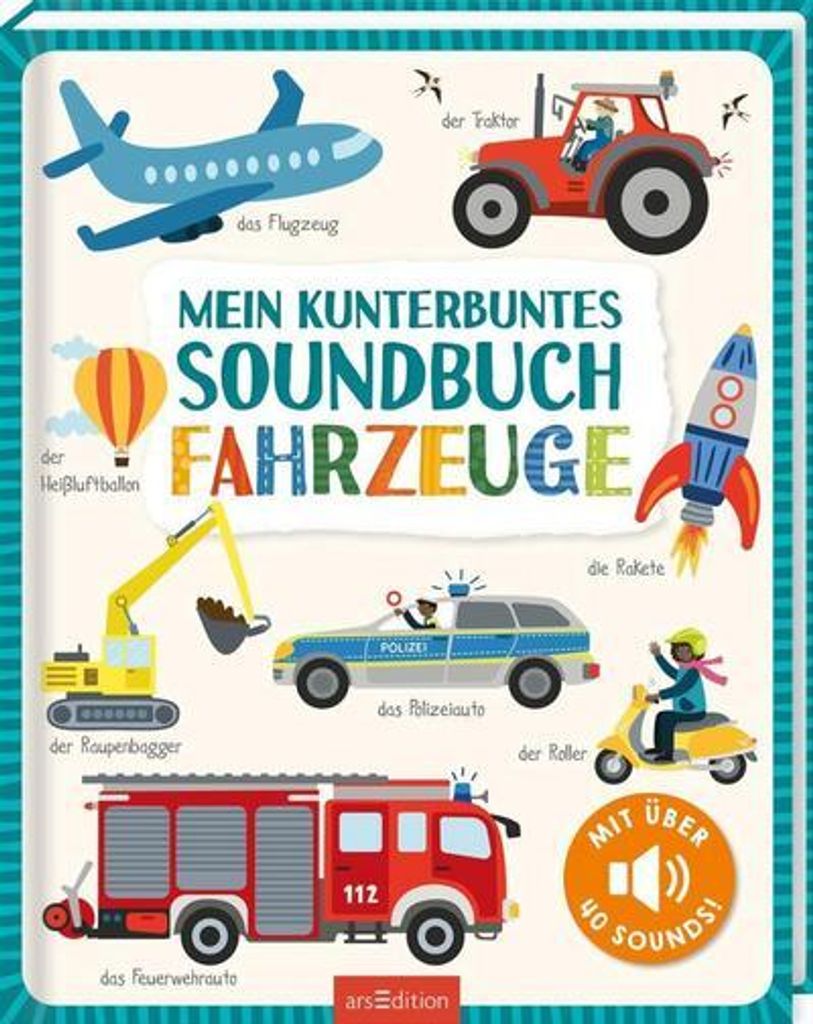 Mein kunterbuntes Soundbuch - Fahrzeuge Immagine del prodotto 
