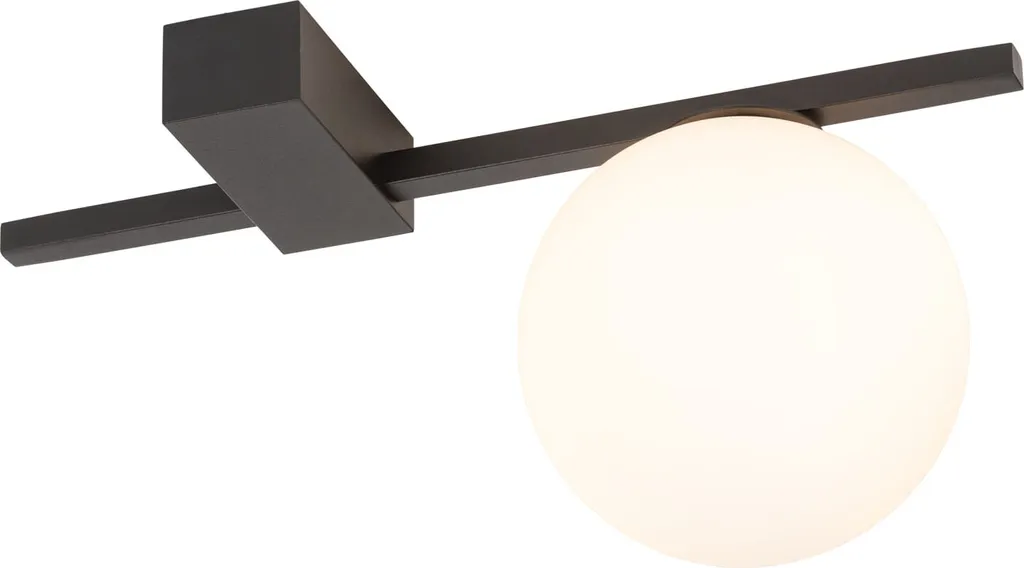 Luminaire de Plafond Moderne Noir et Blanc PIK en Verre pour Salon