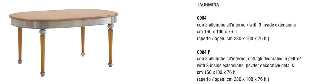 Esstisch Luxus Tisch Massiv Holz Möbel aus Italien Esszimmer Tische Einrichtung
