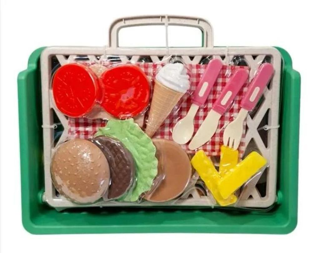 Picknick-Küchenset im Koffer für Kinder ab 3 Jahren