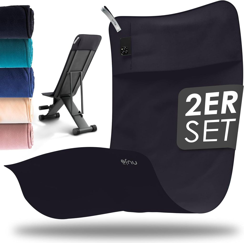 Nujë Mikrofaser Fitnesshandtuch 125x50 cm mit Produktbild 