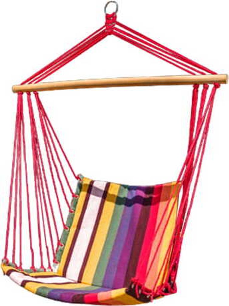 Zolta Hängesessel, Hängeschaukel, Hängestuhl für Garten, Balkon, Wohnzimmer - Hängematte bis zu 120 kg Violett 50x100 cm