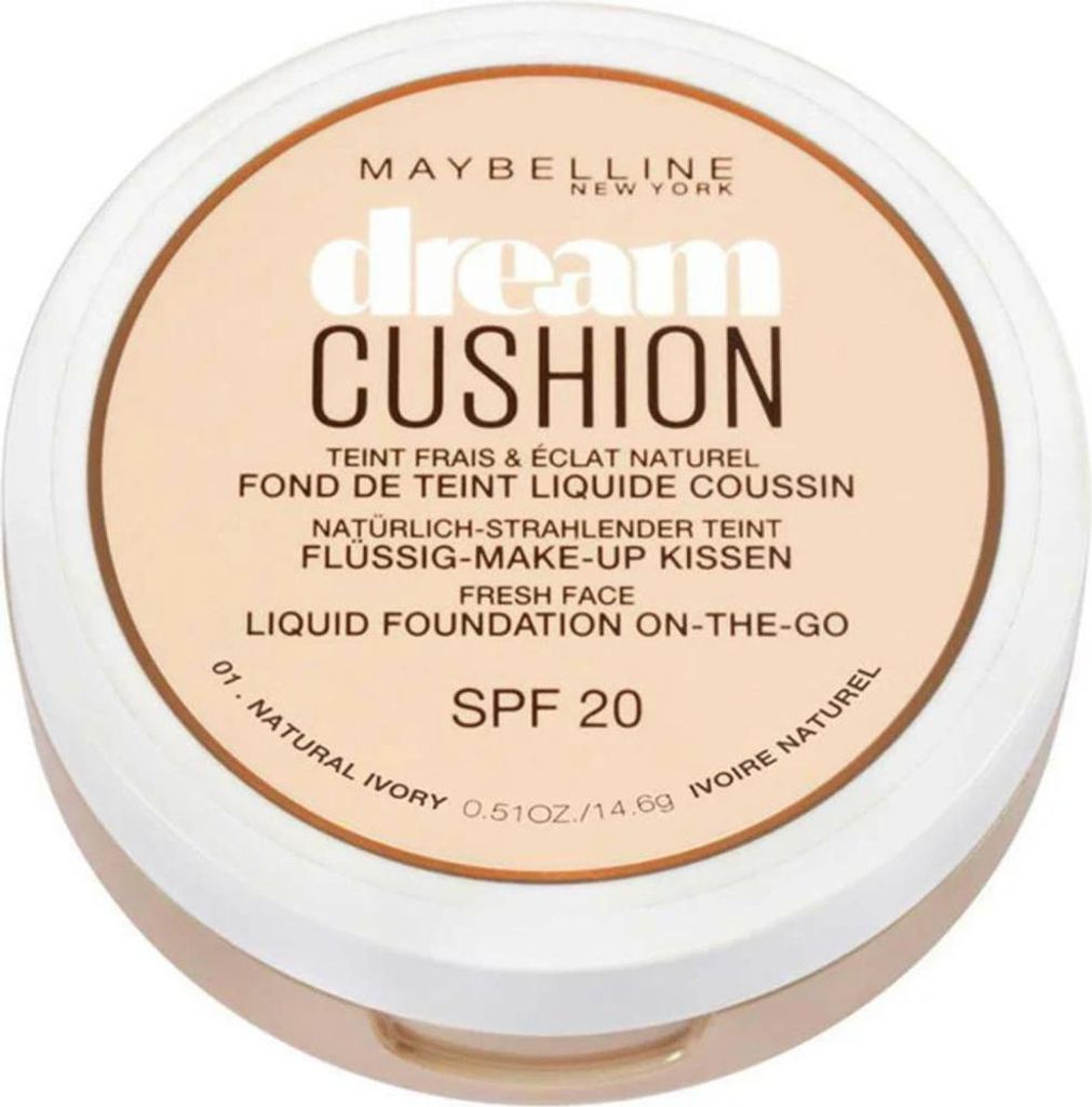 Maybelline MAY DREAM CUSHION FDT NU 1 Natural Ivor, 70 mm, Produktbild 