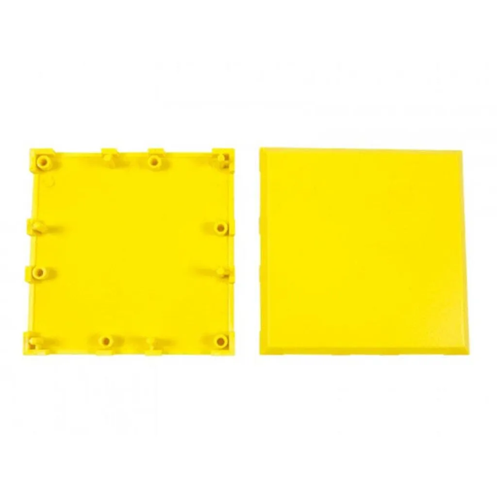 Boîte de dérivation jaune ALLNET 121601 légère pour cloison et mur