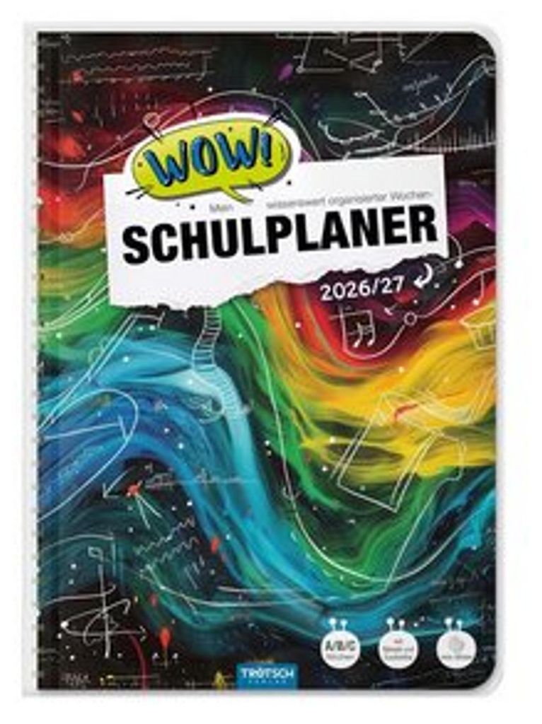 TRÖTSCH - Schulplaner WOW Waves 26/27 Produktbild 