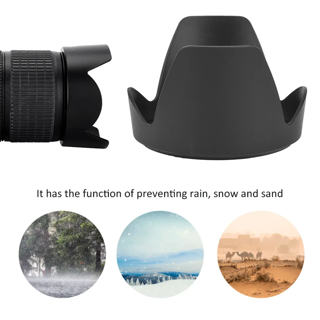Agatige Paraluce In ABS Per Obiettivo EF 50mm F/1.8 STM – Sostituzione Modello ES-68, Protezione Controluce E Anti Graffio - 3