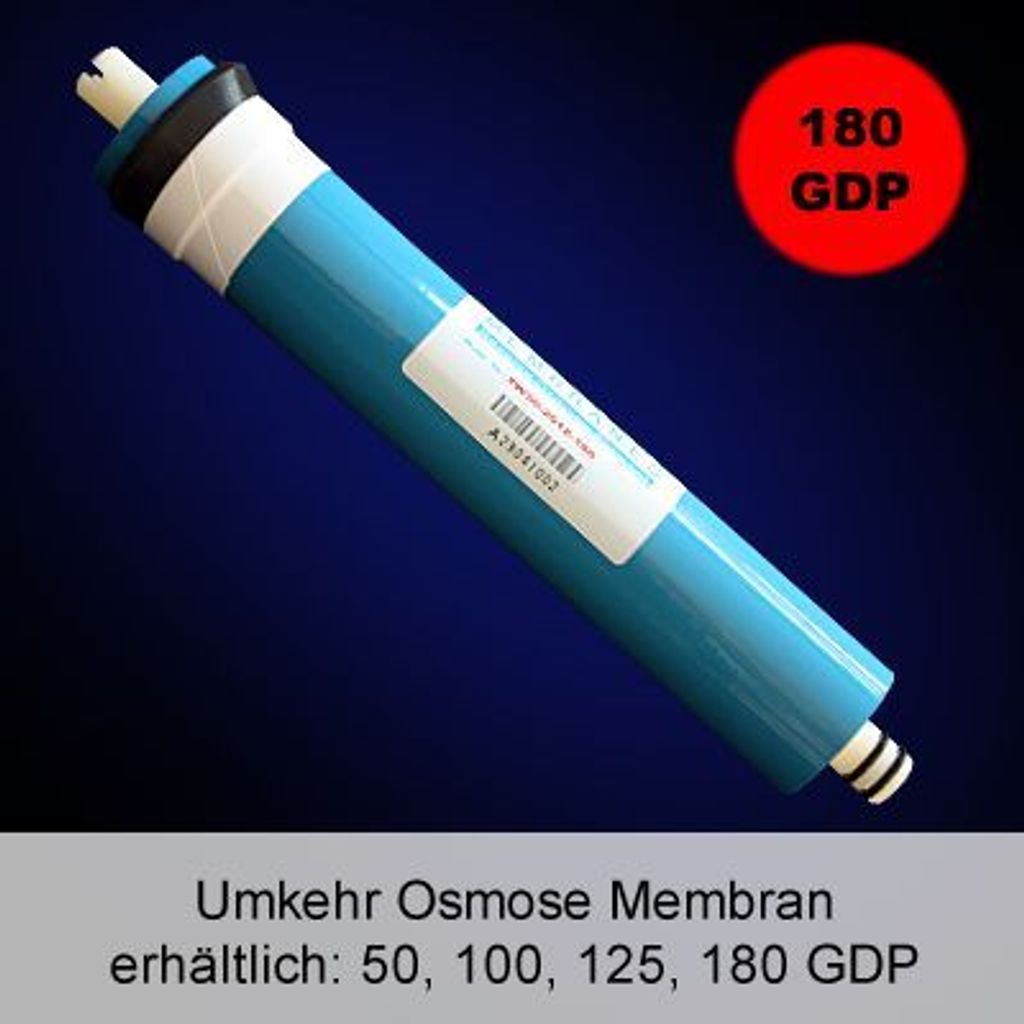 Umkehrosmose Osmose Reverse Osmosis 2012 RO Membran 200 GPD Trinkwasser Aquarium U03