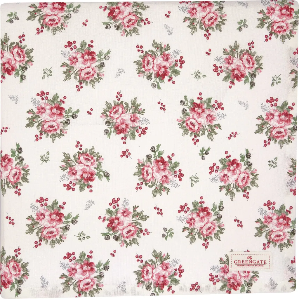 Tovaglia in cotone Charline Bianco 145x250