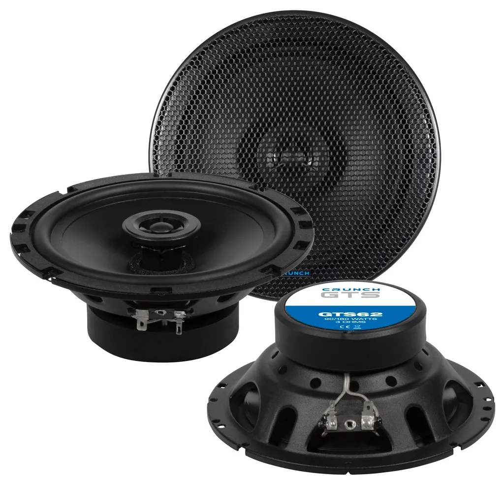 Système Coaxial CRUNCH GTS-62 16,5 cm 160W avec Membrane Renforcée