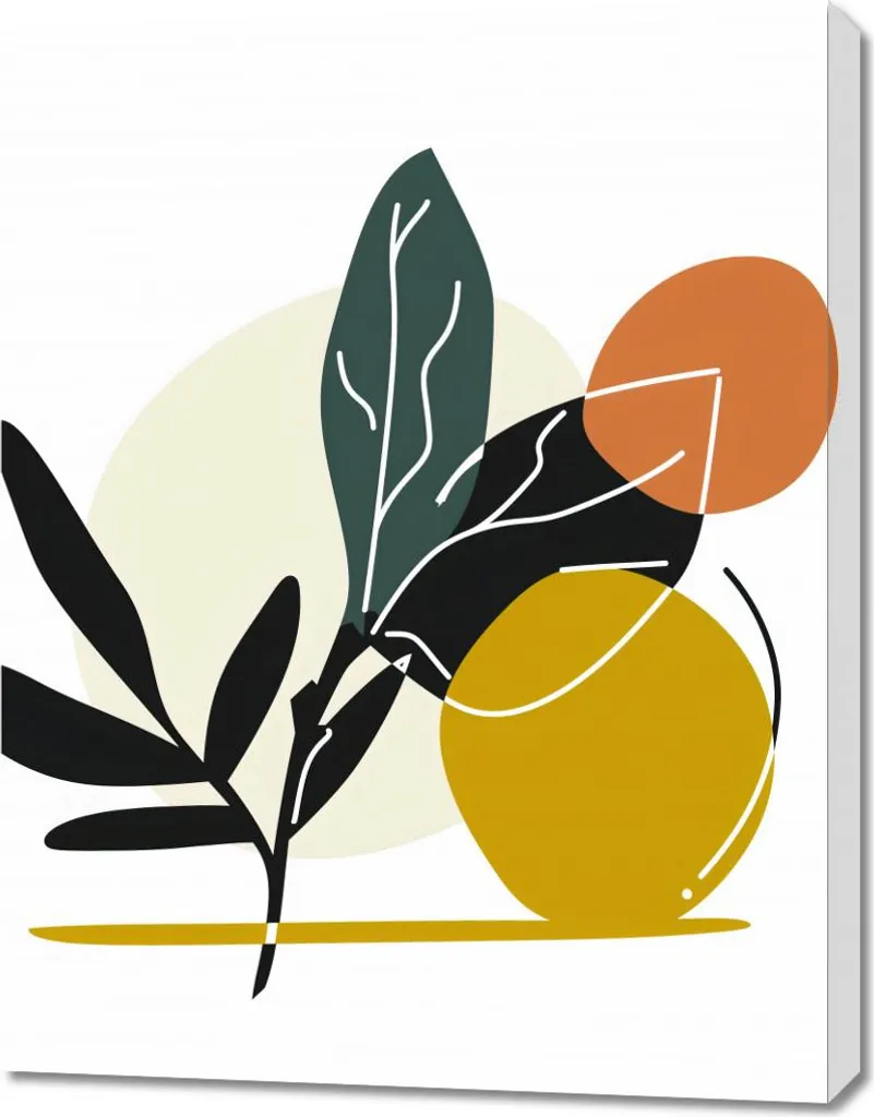 Tableau Image 70 x 90 cm Flora élégante pour une décoration raffinée