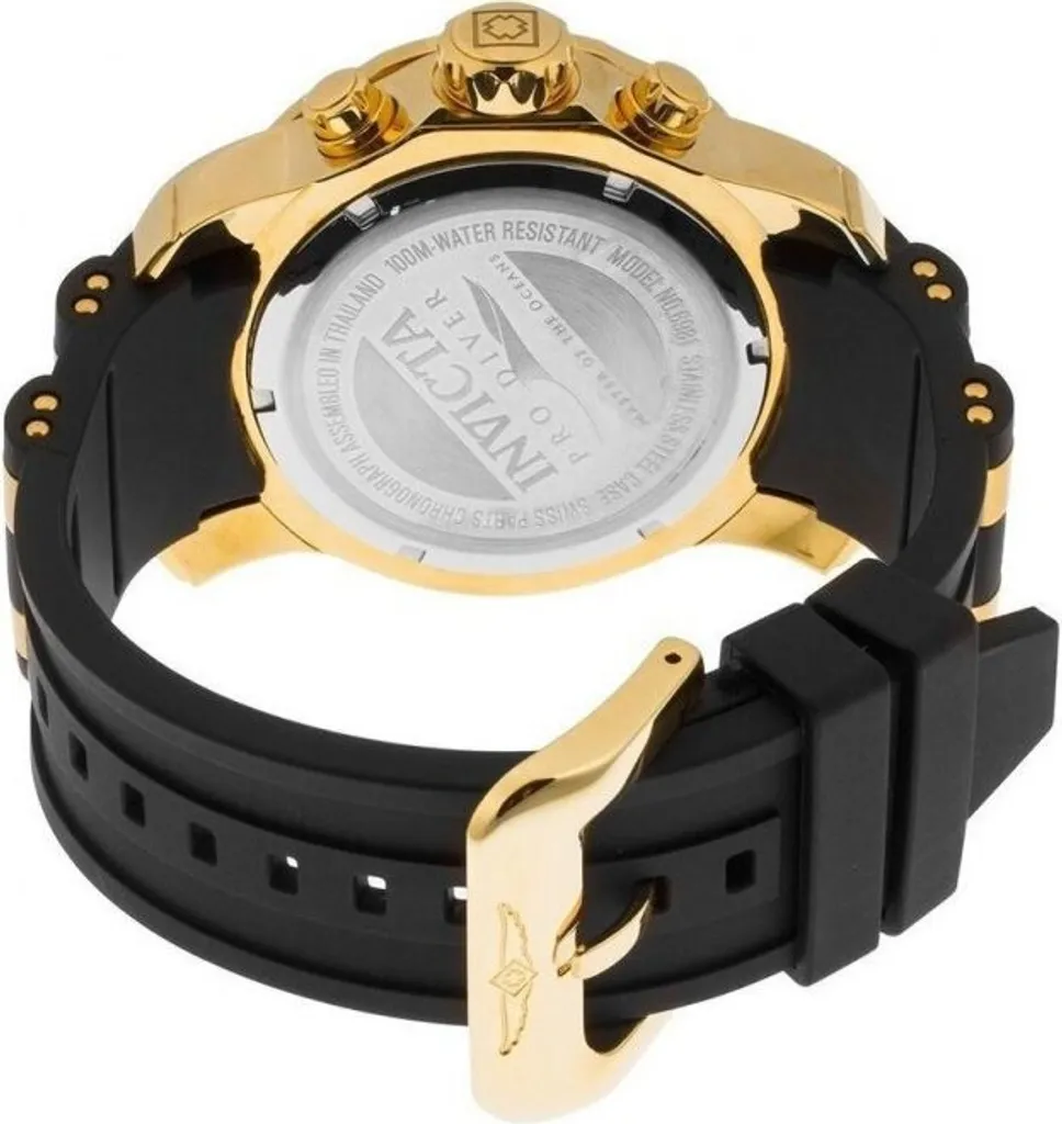 Invicta 6983 Scuba Orologio Subacqueo Analogico Blu - 100mt Waterproof - 4