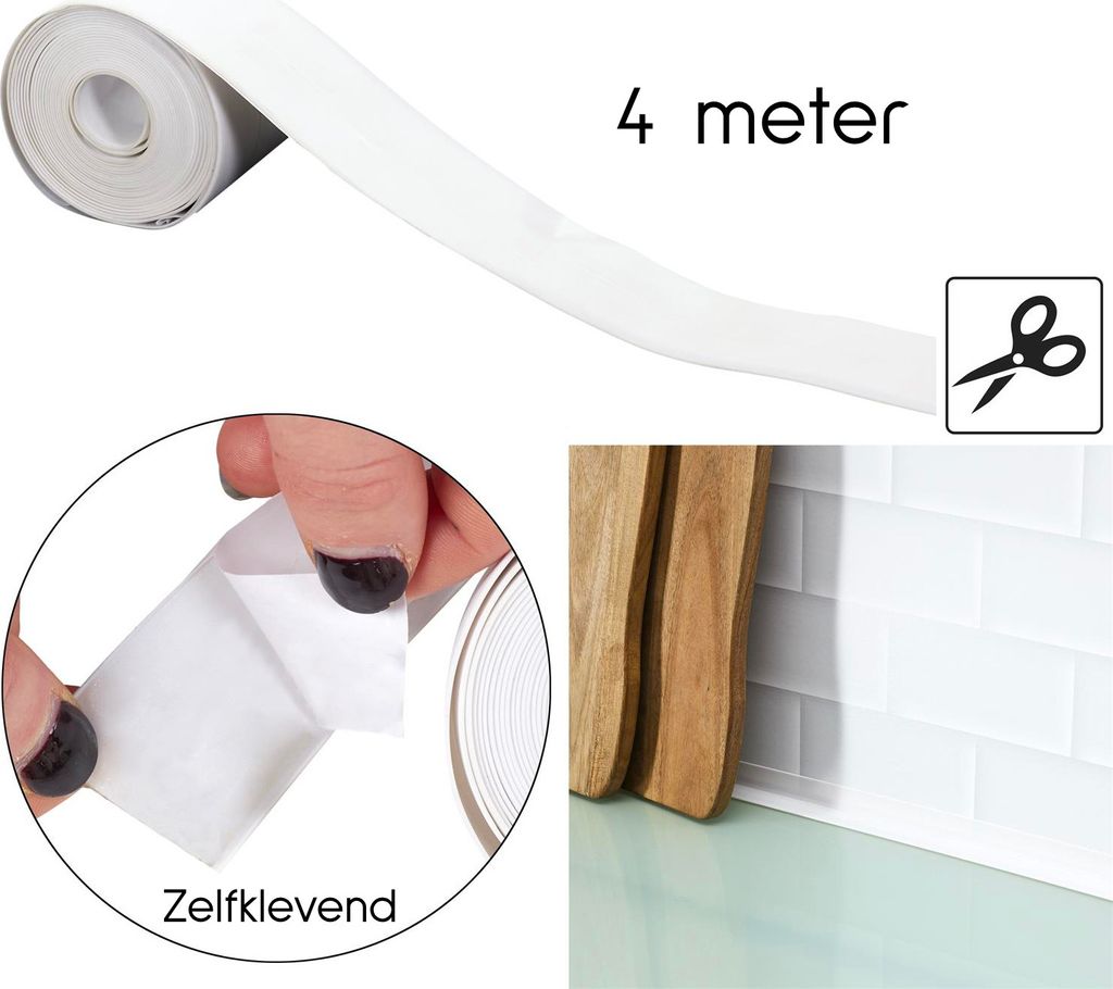 Taśma uszczelniająca - 3,2 metra - Biała sanitarna taśma Zdjęcie produktu 