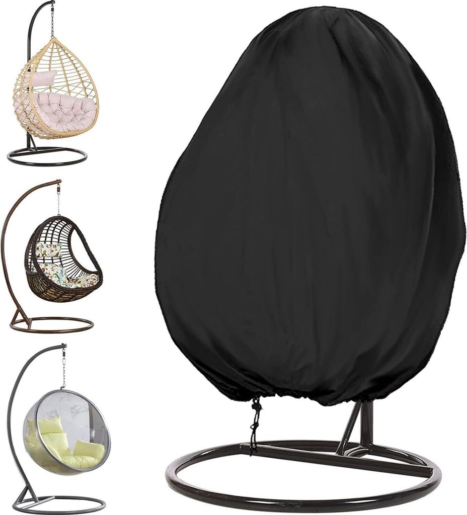 Hängesessel-Abdeckung, Hängesessel-Schutzhülle, wasserdicht, winddicht, UV-beständig, reißfest, Oxford, Hängekorb, Schaukelstuhl-Abdeckung, 1...