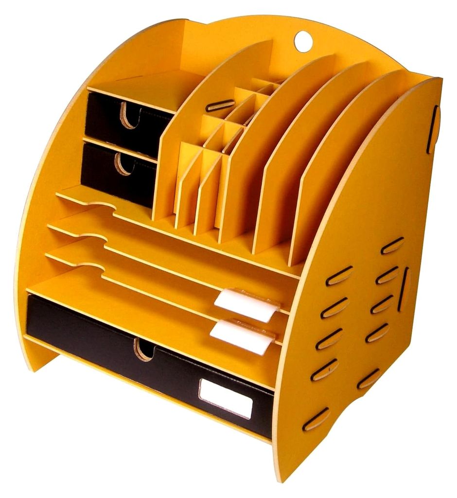Organizer Leo XL aus Holz in verschiedenen Farben