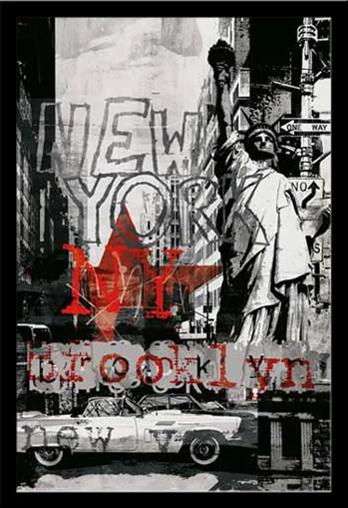 Poster New York avec cadre prêt à poser : fini les affiches qui gondolent