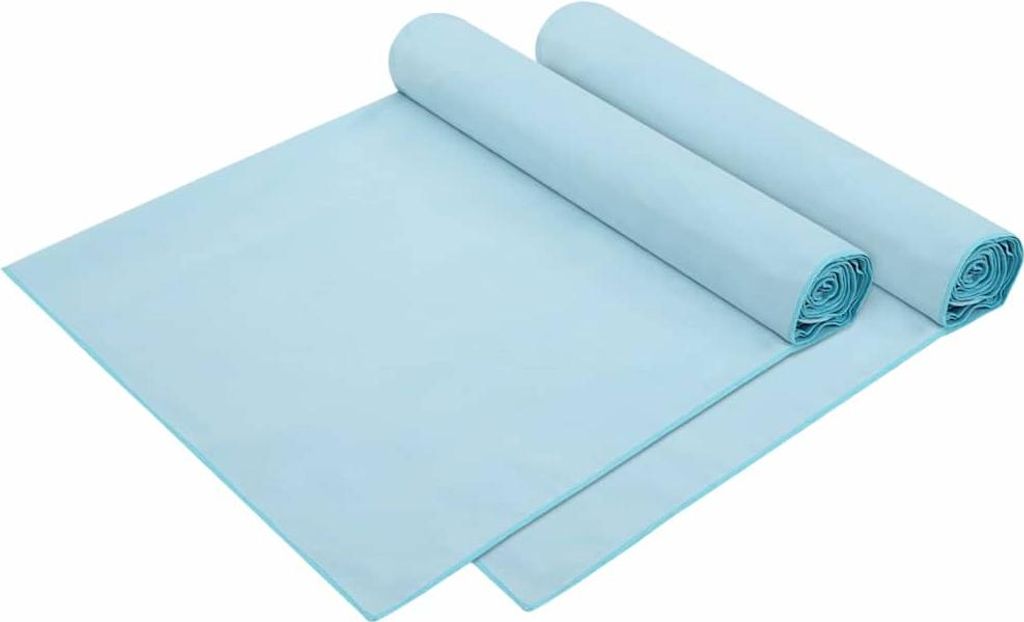 vidaXL Sonnenliege-Tücher 2 pcs Blau 210 x 75 cm