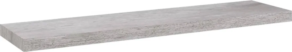 Étagères Murales Robustes en MDF Effet Béton Gris 90cm avec Fixations
