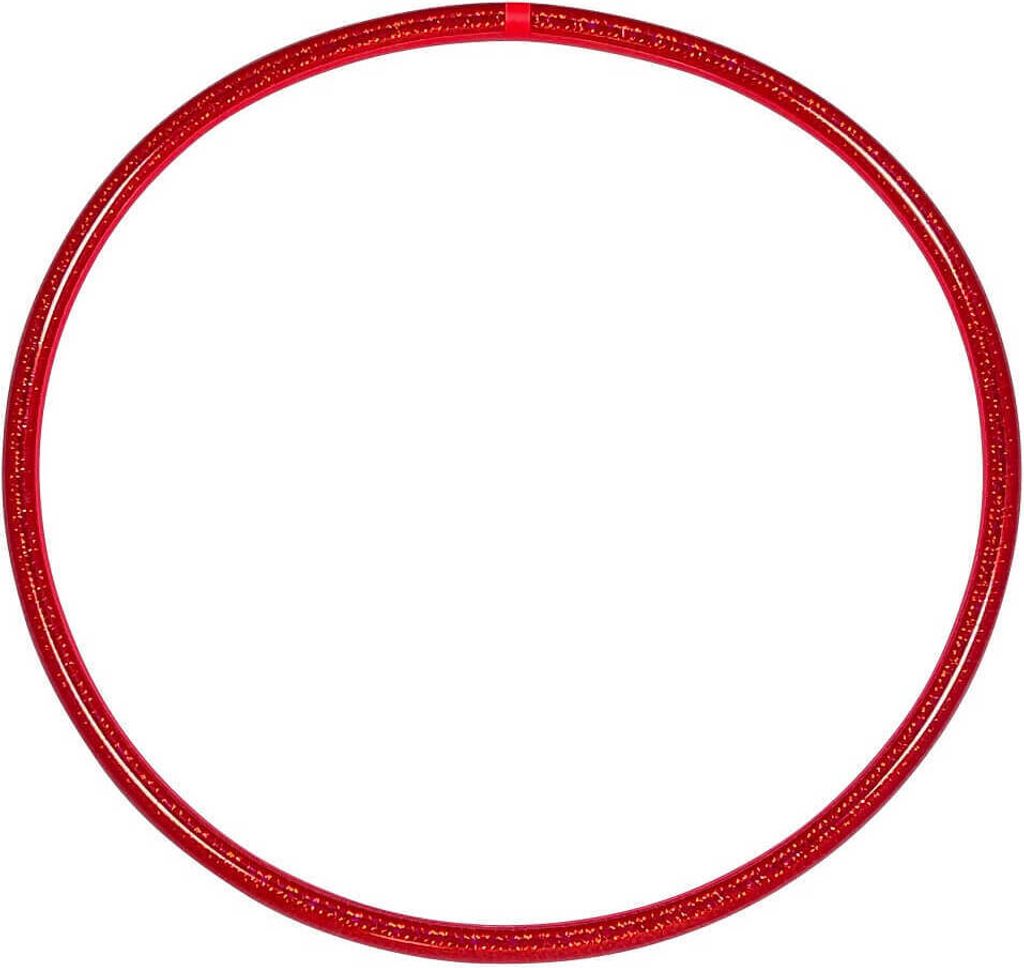 Hologramm Hula Hoop Reifen, Rot Ø90cm