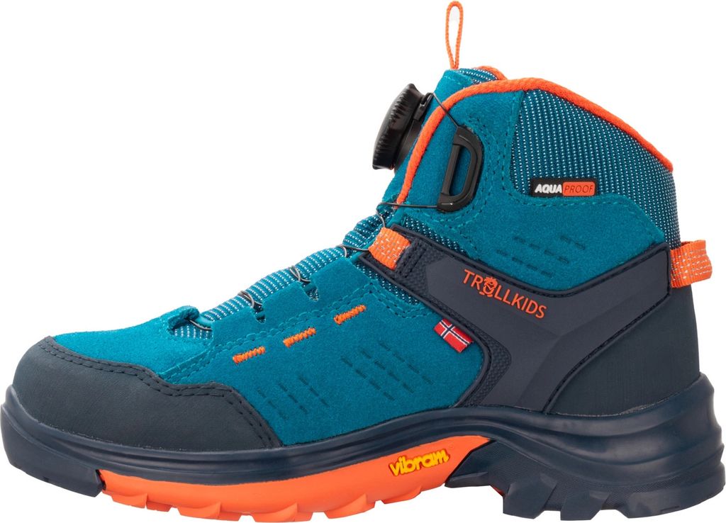 Trollkids Kids Gjende Hiker Mid Jungen Wanderschuhe Blau 661-197 Grösse 39