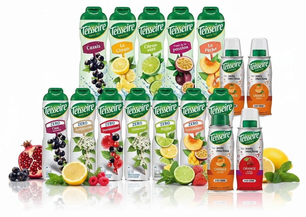 Teisseire Sirup Tropical bez cukru 600ml - koktaily, Obrázok produktu 