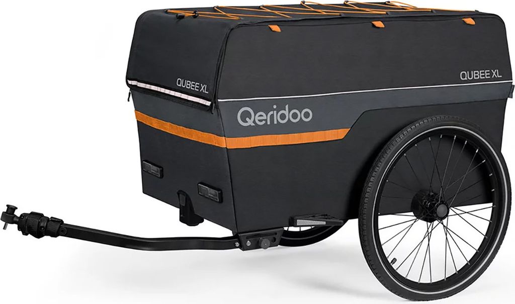 Qeridoo Qubee XL Cargo / Lastenanhänger, Farbe:Grey Produktbild 