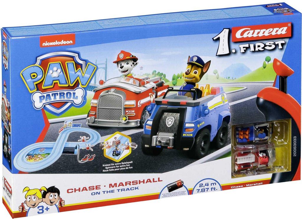 CARRERA FIRST Kinderrennbahn PAW PATROL - On the Track, 20063033
