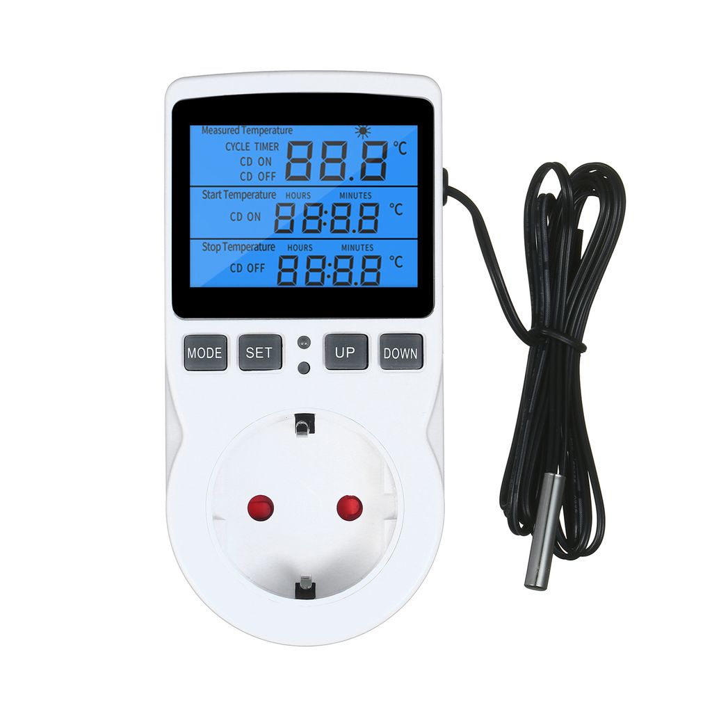 WIFI Smarter Thermostat mit LCD-Display Garten & Heimwerken Baumarkt Heizungstechnik Heizkörperthermostate 