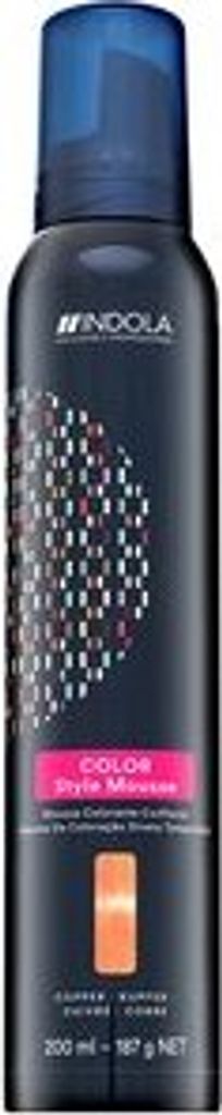 Indola Color Style Mousse Semi-permanente Schaum-Haarfarbe Copper 200 ml