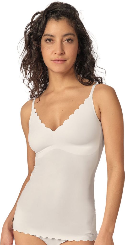 Skiny Damen Spaghetti Shirt BH Hemd herausnehmbare Pads Produktbild 