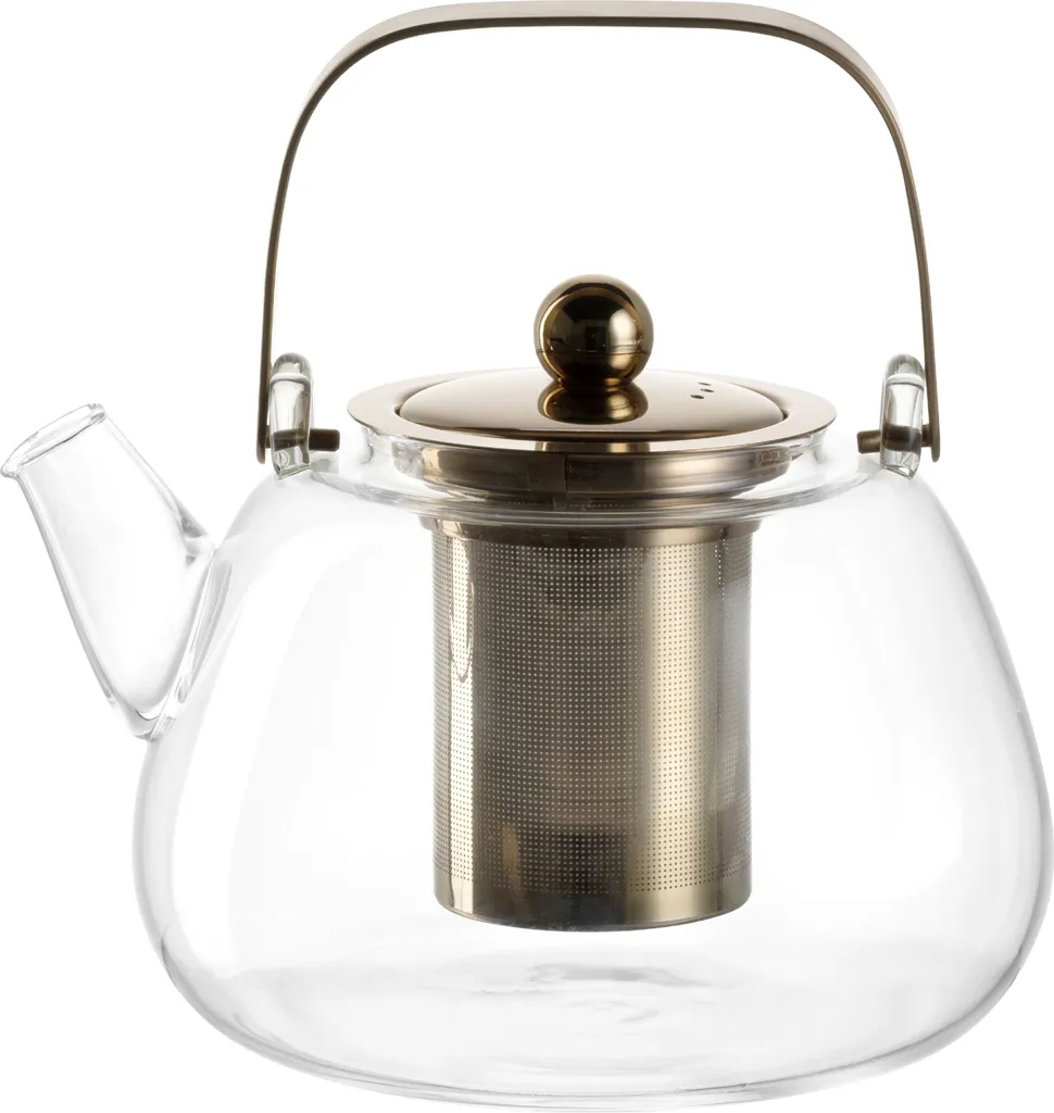 Infuseur Théière Leonardo 1,2 L L077383 - Finies les Feuilles dans la Tasse