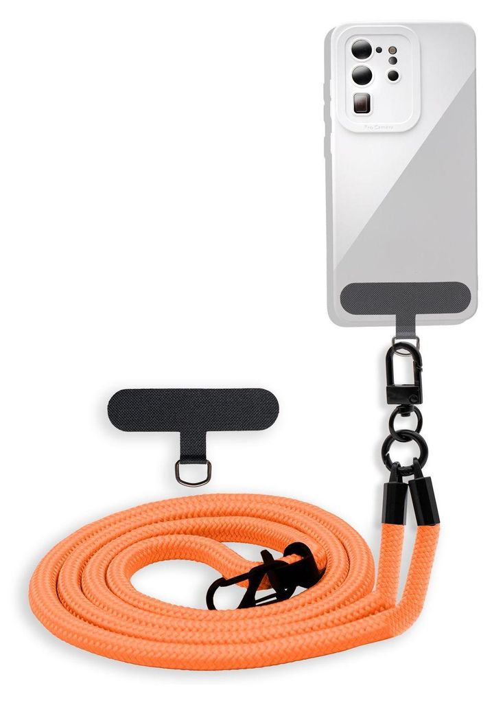 Catena Portacellulare Universale Regolabile - Cordino Lungo 160 Cm Per Tutti Gli Smartphone - Nero