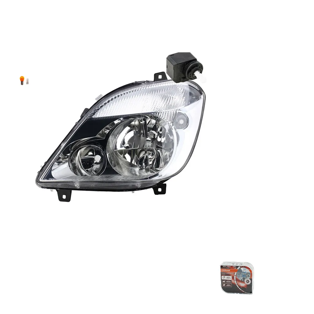 Faro Anteriore Sx Mercedes Sprinter 906 Johns con Kit Osram Laser H7