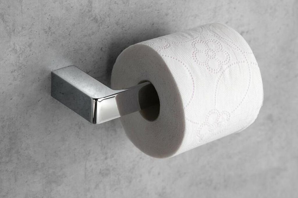 PIRENEI Toilettenpapierhalter, Chrom