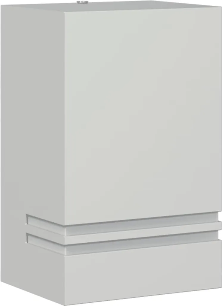 Applique Esterno Acciaio Inox Argento: Lampada Parete Robusta E27 - 1