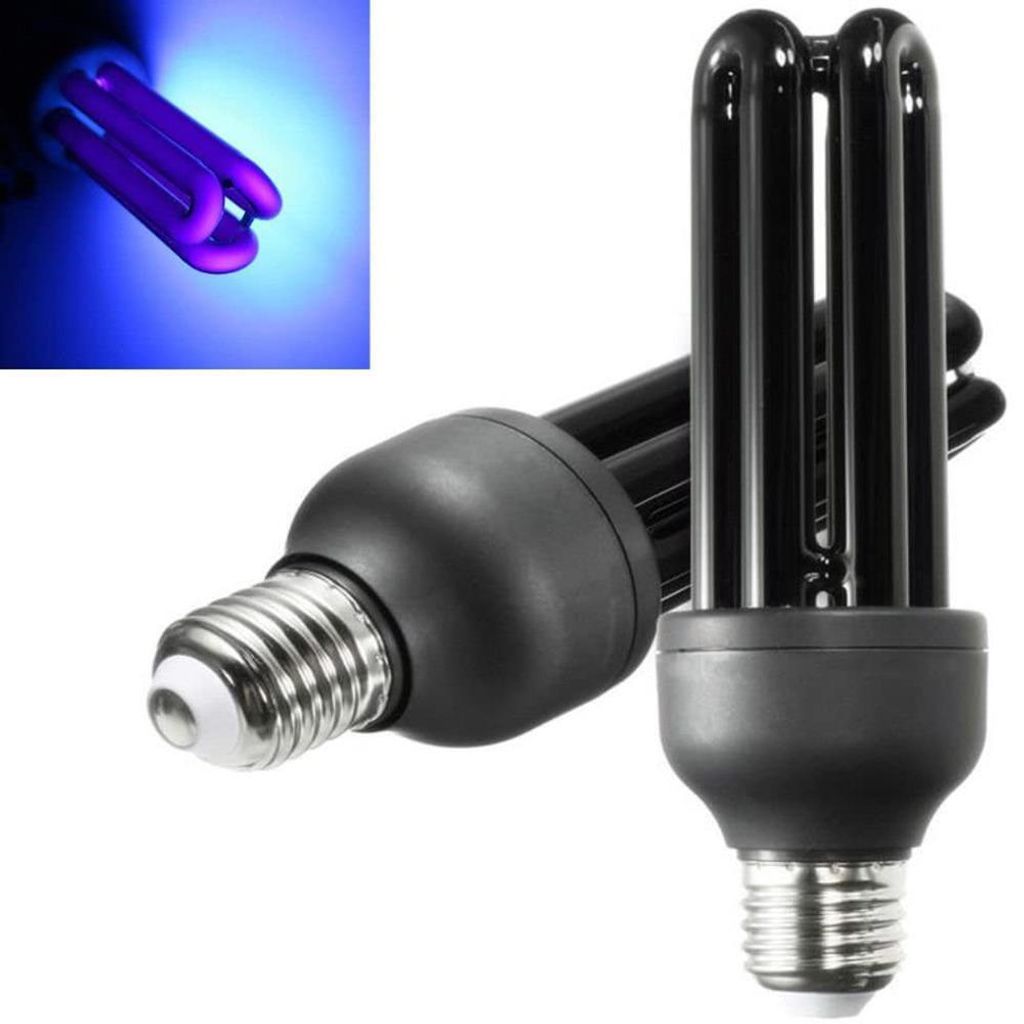 E27 40W UV Fluorescente Luce Nera CFL Lampada Lampadina 220V - Foto 8