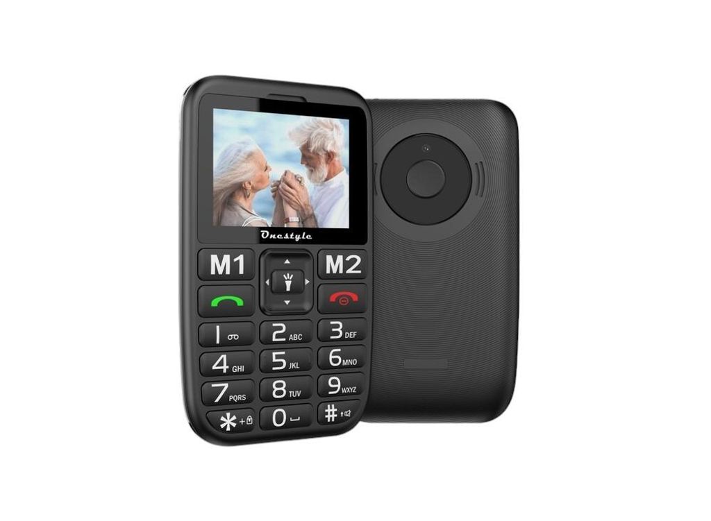 Onestyle Silver One Seniorenhandy, Dual-SIM, SOS-Taste, Produktbild 