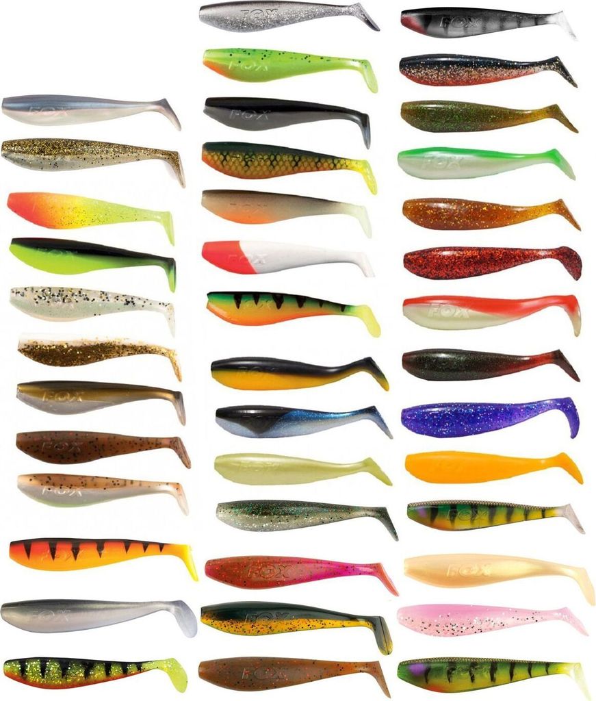 Fox Rage Zander Pro Shads Gummifische 12cm, Farbe:Carrot