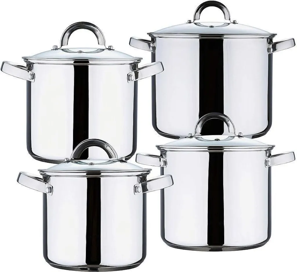 Batteria di Pentole Renberg per Famiglie: Acciaio Inox e Induzione