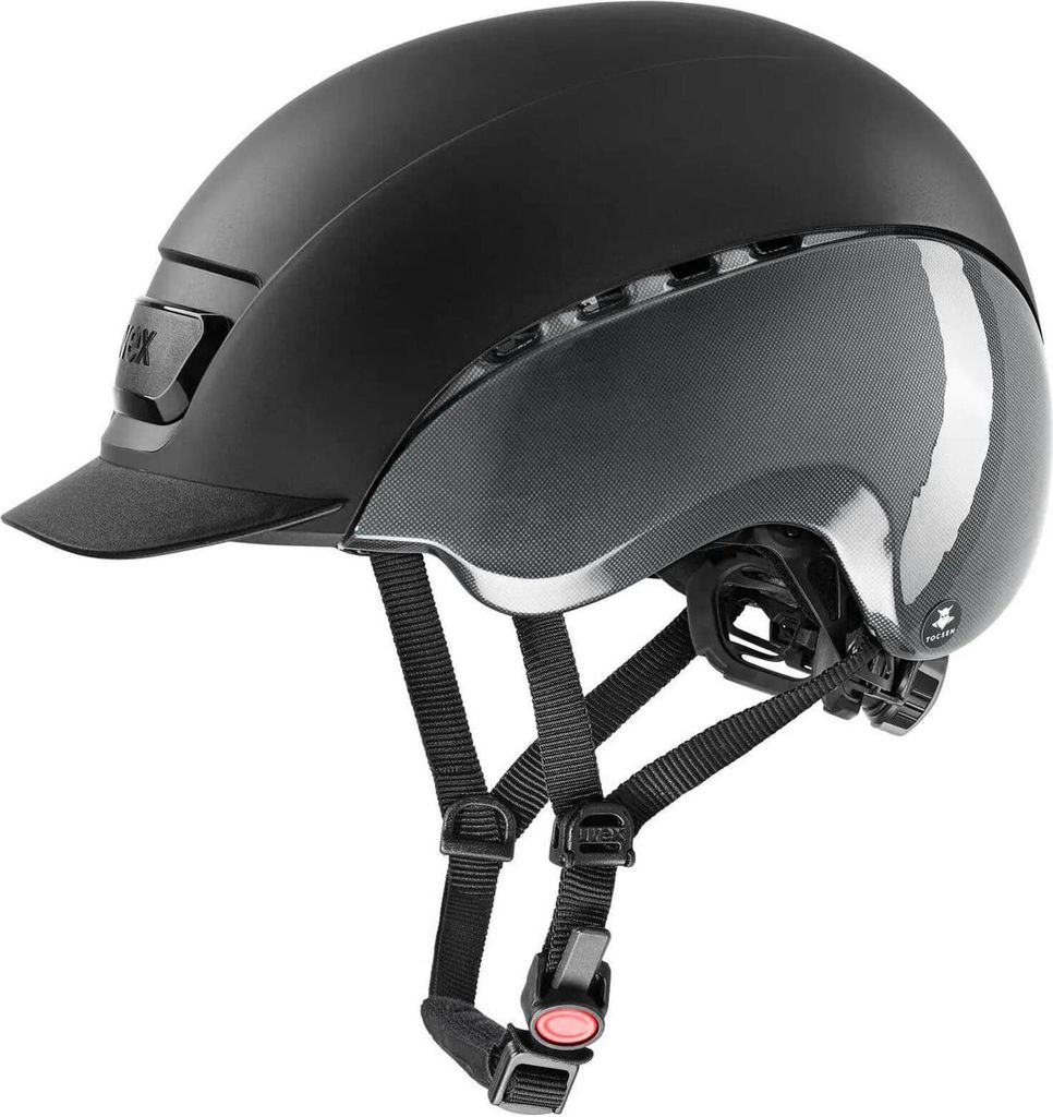 UVEX Reithelm Unisex Elexxion Tocsen Black 55-56
