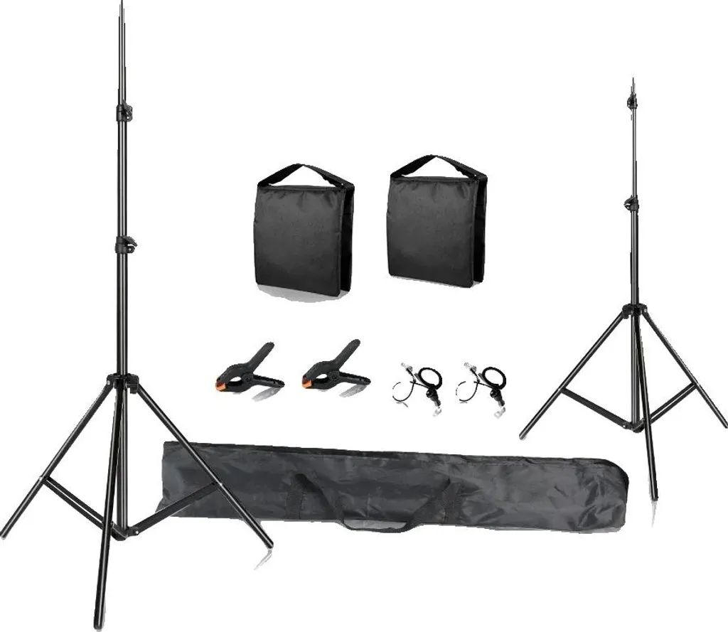 Sistema Porta Fondali 2.6x3m Leggero - Supporto Stabile per Video Creator
