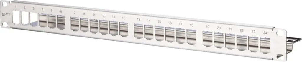 Panneau de Distribution 1U pour 24 Modules METZ CONNECT 130921-00-E