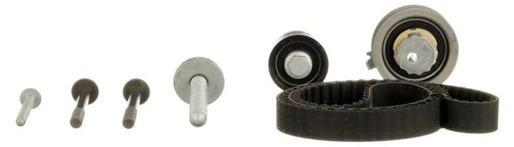 GATES K055680XS Zahnriemensatz für VW Golf VII Schrägheck (5G1, BQ1, BE1, BE2) 163-Zähne