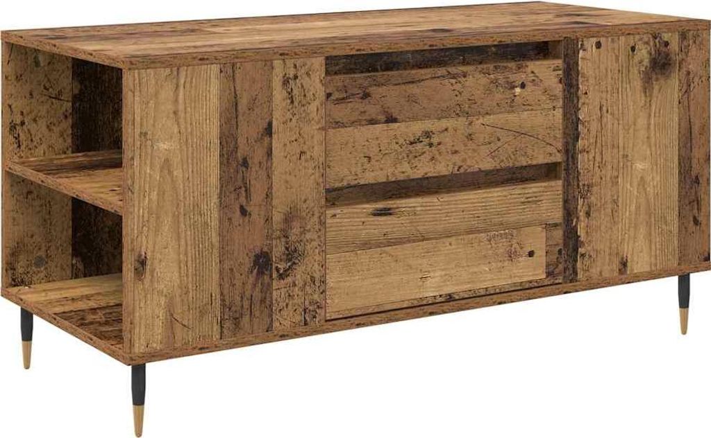 vidaXL Couchtisch Altholz 102 x 44,5 x 50 cm Holzwerkstoff